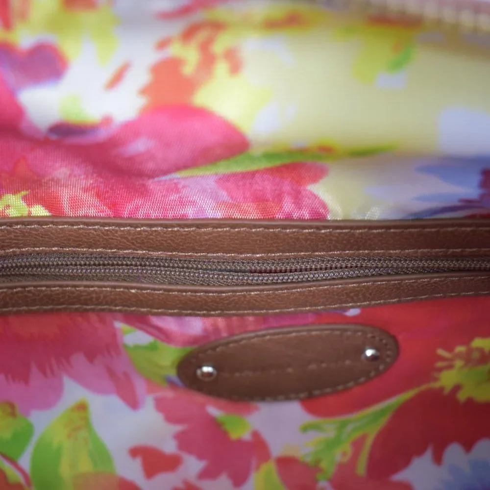GIANNI BINI SADDLE BROWN BROOKLYN‎ SATCHEL HANDBAG